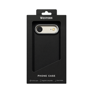 Калъф Western Carbon Black за Iphone 17 Air