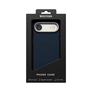 Калъф Western Carbon Blue за Iphone 17 Air