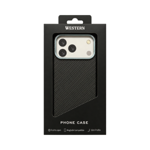 Калъф Western Carbon Gray за Iphone 17 Pro Max