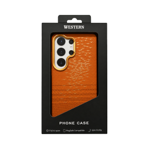 Калъф Western Carbon Orange Samsung S26 Ultra