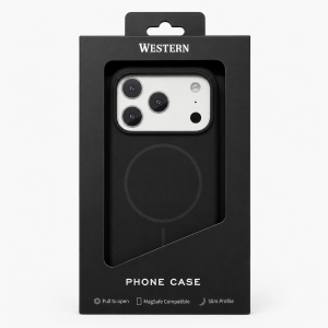 Калъф Western Silicone Mag Iphone 17 Pro Max Bla