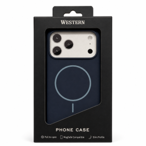 Калъф Western Silicone Mag Iphone 17 Pro Max Blu