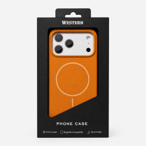 Калъф Western Silicone Mag Iphone 17 Pro Orange