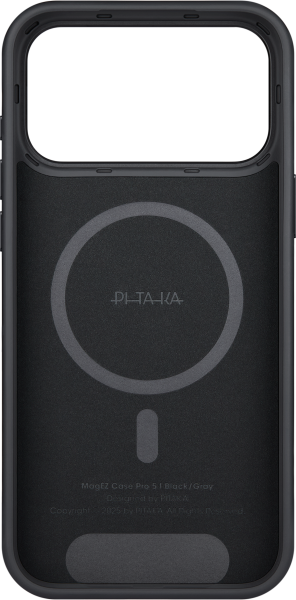 Калъф Pitaka Black/Grey Aramid UltraGuard Case for iPhone 17 Pro Max
