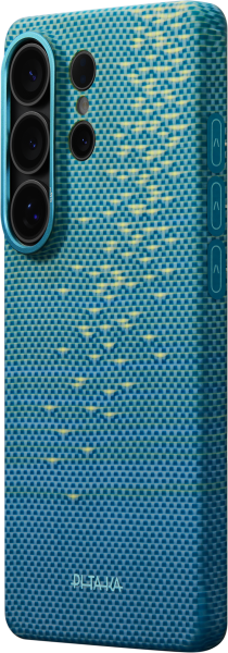 Kалъф Pitaka Glints of Gold Edge Case for Samsung S26 Ultra (Lucid Blue)