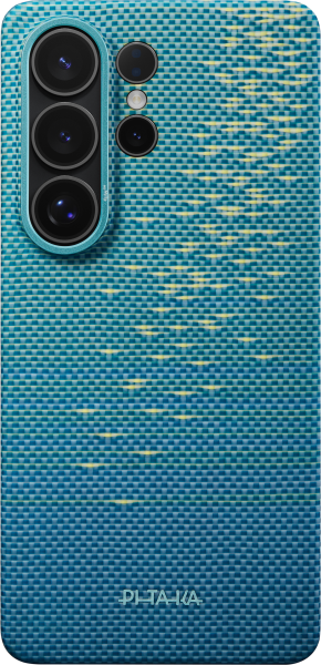 Kалъф Pitaka Glints of Gold Edge Case for Samsung S26 Ultra (Lucid Blue)