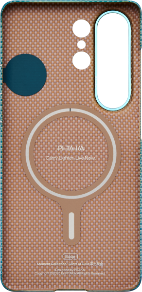 Kалъф Pitaka Glints of Gold Edge Case for Samsung S26 Ultra (Lucid Blue)