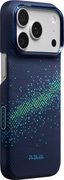 Калъф Pitaka Edge Iphone 18 Pro Nearfield Blue01