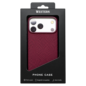 Калъф Western Carbon Iphone 18 Pro Max Burgundy