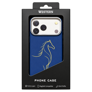 Калъф Western Horse Iphone 18 Pro Blue