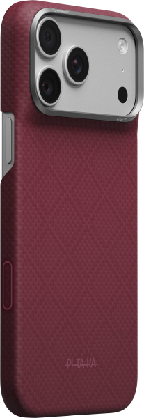 Калъф Pitaka Iphone 18 Pro Edge Case Burgundy (Argyle) 03